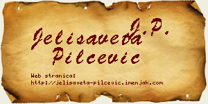 Jelisaveta Pilčević vizit kartica